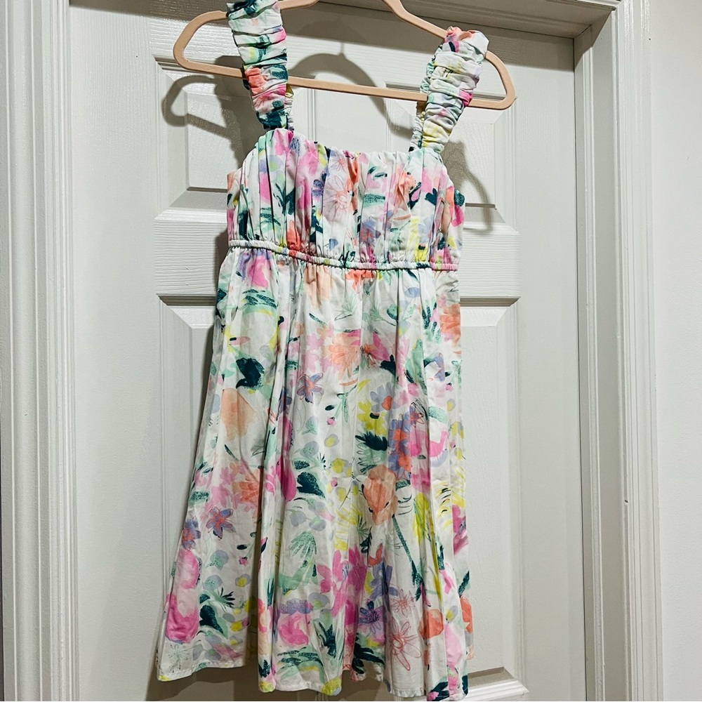 NWT ABERCROMBIE & FITCH WATERCOLOR FLORAL MINI DRESS IN SIZE MEDIUM